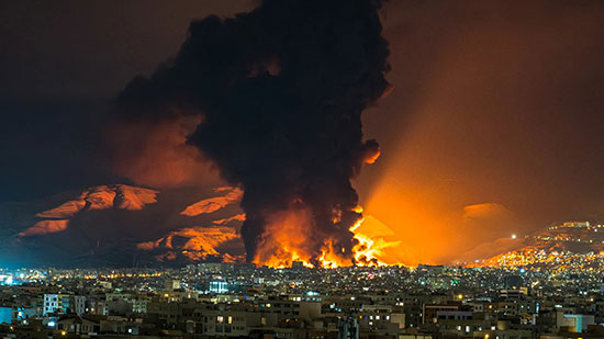 Tehran fuel depot hit, 7 March 2026